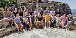 Gruppenfoto von exkursion in Kroatien.